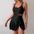 thumbnail image 2 of Maillots de Bain une Pièce en Maille Transparente pour Femmes, Contrôle du Ventre, Robe de Bain, Tenue de Bain, 2 of 6