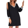 thumbnail image 3 of Ketyyh-chn99 Robes Formelles pour Femmes Robe d'Été Robe Maxi Robe de Soirée Élégante Taille Haute Robe de Fête de Mariage Robe Longue Noir,2TG, 3 of 5