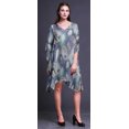 thumbnail image 3 of Bimba Plume Femmes Grande Taille Kaftan Tenue d'Été Sortie de Plage Kimono Caftan-S-L, 3 of 5