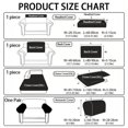 thumbnail image 2 of EcoNesxp Housse de sofa Universelle Résistante à l'Usure type Housse de sofa Housse Élastique de Coussin de sofa Housse de Remplacement Fauteuil Inclinable Housse de sofa pour Siège Simple L Antidérapant Gris Foncé, 2 of 5