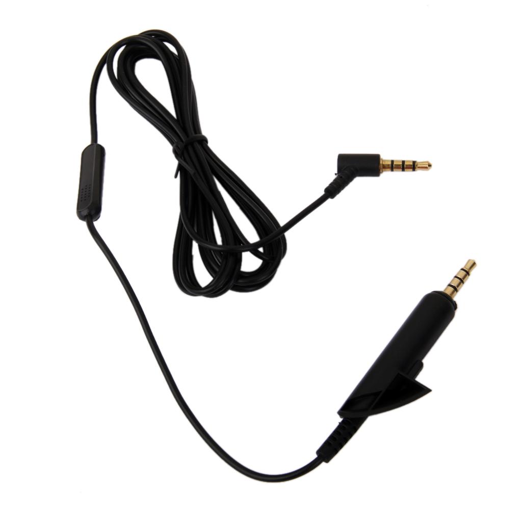 BELOVING 3.5mm Extension Audio Stereo Headphone Cable Cord For QC2 QC15 With Mic