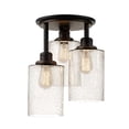 thumbnail image 1 of Annecy 3-Light Oil-Rubbed Bronze Semi-Flush Mount Ceiling Light, 1 of 7