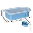 thumbnail image 2 of Reusable Silicone Food Storage Containers With Lids Leakproof Meal Prep Bento For Kitchen Organization And Freshness Preservation, 2 of 3