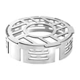 thumbnail image 1 of Stainless Steel Windproof Ring Steel Material Durable High Temperature Resistant Large Stable Base Two Buckles for Camping Stoves Picnic Stoves Outdoor Cooking Utensils, 1 of 4