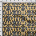 thumbnail image 3 of oneOone Silk Tabby Fabric Paisley & Floral Ikat Print Sewing Fabric BTY 42 Inch Wide, 3 of 4