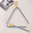 thumbnail image 4 of Instrument de Percussion Triangulaire en Acier pour Enfants avec Batteur - 8 Pouces, 4 of 9