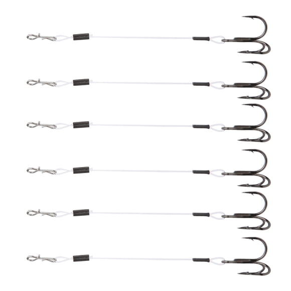 Lot de 2 Hameçons Dards de Pêche, Hameçon Fil de Leader à Haute Résistance Anti-Déformation, pour Amateur de Pêche Pêcheur Excellent Accessoire Accessoire de Pêche