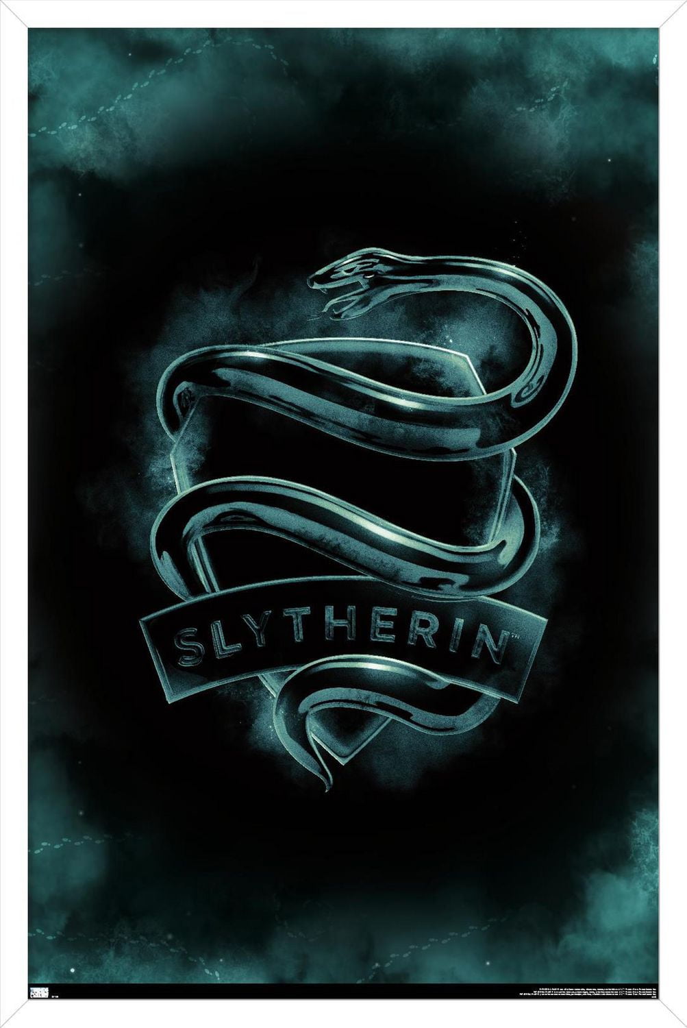 Harry Potter - Slytherin Crest Magic Wall Poster