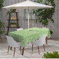 thumbnail image 2 of Vargottam Indoor/OutdoorTablecloth58x82 Inch RectangleTablecloth with Umbrella Hole and Zip- Waterproof PatioTableCloths- TableCovers for Backyard RectangularTable- Pear Green, 2 of 5