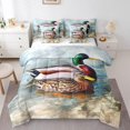 thumbnail image 1 of YST Duck Hunting 7-Piece Comforter Set, Watercolor Animal Bedding, Queen, 1 of 4