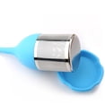 thumbnail image 4 of Oleegame 2 Pcs Infuseur à Thé pour Rangement de Produits, Poignée en Silicone Passoire en Acier Inoxydable avec Plateau d'Égouttement Bleu, 4 of 4