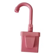 Water-saving Faucet Accessories For Kids Play Sink Toy Plastic With Running Water Toy Faucet Play Kitchen Sink pink