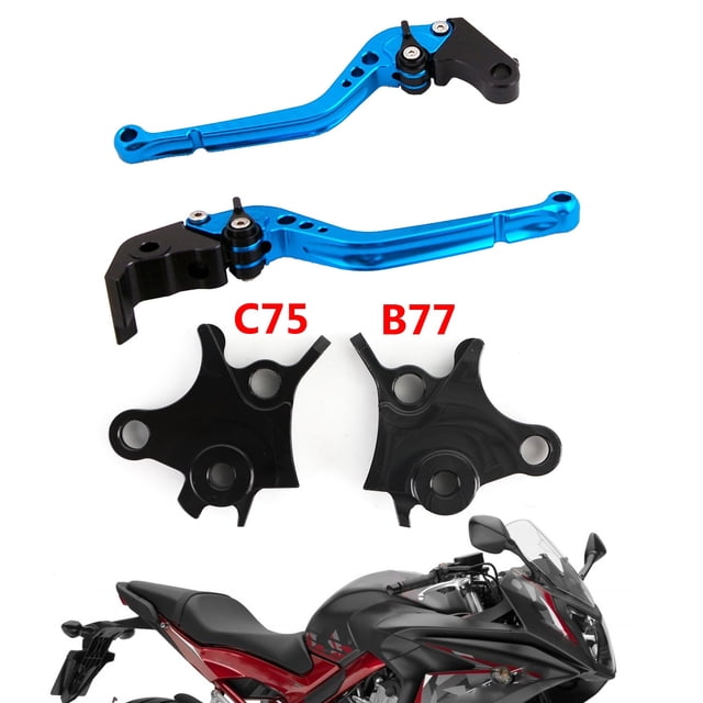 Motorcycle Long Clutch Brake Lever fit for BMW R1200GS Adventure (LC) 2014-2018 Blue