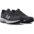 thumbnail image 2 of Under Armour Soulier de Baseball à Gazon Bas pour Homme, (002) Noir/blanc/blanc, 12, 2 of 5