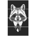 thumbnail image 2 of Funny Raccoon in Suit and Tie - Animal Canvas Art Print, 2 of 3