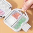 thumbnail image 4 of Plastic Pill Cutter Divider Box | Tablet Splitter and Organizer for Medication | Adjustable Medicine Dispenser for Home, Travel, and Outdoor Use, 4 of 4