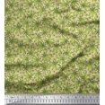 thumbnail image 1 of Soimoi Rayon Fabric Chestnut Leaves Decor Fabric Printed Yard 56 Inch Wide, 1 of 3