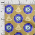 thumbnail image 2 of oneOone Rayon Olive Green Fabric Asian Block Floral Craft Projects Decor Fabric Printed By The Yard 56 Inch Wide, 2 of 4