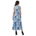 thumbnail image 4 of Moomaya Robe Maxi Sans Manches à Col Licou Imprimée avec Fente avant Robe d'Été pour Femme, 4 of 4
