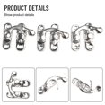 thumbnail image 4 of 30pcs Antique Bronze Iron Padlock Hasp Hook Lock For Mini Jewelry Wooden Box, 4 of 5