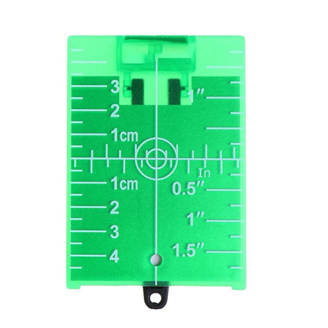 1 Pcs 11.5cmx7.4cm inch/cm Lase Target Card Plate for Green/Red Lase Level