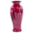 thumbnail image 2 of HomeRoots 354502 9 x 9 x 21 Po Vase Laqué Céramique Rouge, 2 of 2