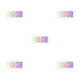 thumbnail image 2 of relayinert Colorful Digital Numbers For Easy Reading Large Display Screen Double Placement 8009D  WhiteOuter 5Set, 2 of 6