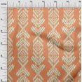 thumbnail image 3 of oneOone Rayon Dark Peach Fabric Aztech Sewing Craft Projects Fabric Prints By Yard 56 Inch Wide, 3 of 4