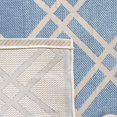 thumbnail image 4 of Safavieh Courtyard Blue Indoor Outdoor Rug - Runner 2'3" x 6'7", 4 of 5