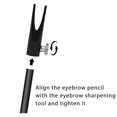 thumbnail image 3 of Eyebrow Pencil Shaper with Storage Box, Duckbill Sharpener Aid, Prevent Waste, Keep Safety, Excellent Alloy, 3 of 7