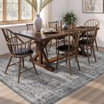 thumbnail image 4 of x Area Rug Living Room Rugs Washable Neutral Modern Abstract Soft Thin Large Rug Indoor Floor No Slip Rug Carpet for Bedroom Under Dining Table Home Office Decor Grey, 4 of 9