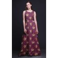 thumbnail image 3 of Bimba Floral Printed Women Sleeveless Gown Chic Style Long MaxiDress-X-Small, 3 of 5