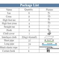 thumbnail image 4 of SUSUZI Garde-Robe Portable Armoire Garde-Robe Multifonction en Tissu Pliable Organisateur de Rangement pour Vêtements pour Rangement de Chambre, Beige, 4 of 10
