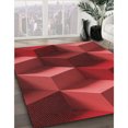 thumbnail image 3 of Ahgly Tapis Rectangulaire Lavable en Machine Intérieur Transitionnel Rouge Canneberge, 2 Pieds x 3 Pieds, 3 of 7