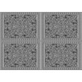 thumbnail image 1 of Ahgly Company Machine Washable Indoor Rectangle Transitional Dark Gray Area Rugs, 2' x 5', 1 of 7