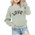 thumbnail image 1 of Chandails à Capuchon pour Garçons Garçons d'Âge Préscolaire et Filles Mode Mignon Couleur Unie Manches Longues Col Rond Chandail de Sport Chandail à Capuchon Chandails à Capuchon pour Filles, 1 of 9
