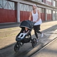 thumbnail image 3 of Baby Jogger Summit X3 Jogging Stroller, Midnight Black, 3 of 7