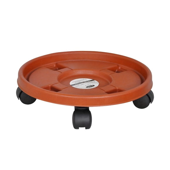 Rolling Plant Caddy with Universal Wheels, Flower Pot Tray for Indoor Outdoor Balcony Potted Plants