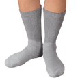 thumbnail image 1 of Active Pro Diabetic Socks Size 9 - 11 Crew Set of 3 Pair Pack -Gray, 1 of 1