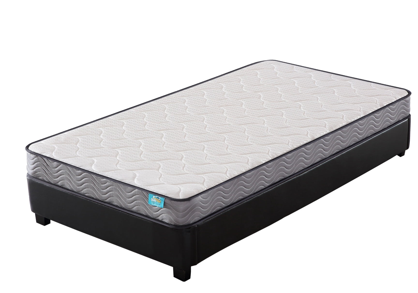 ViscoLogic Twin - Savy Deep Feel Reversible High Density Foam Twin Mattress for Guest Beds, Bunk Beds and Trundle Beds, CertiPUR-US® Certified Foam