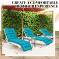 thumbnail image 3 of Outdoor Chaise Lounge Cushion 72.8" Sunproof Waterproof Inlife Garden Patio Rocking Chair Cushion, 3 of 9