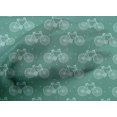 thumbnail image 4 of oneOone Cotton Cambric Fabric Dot & Bicycle Block Printed Fabric 1 Yard 56 Inch Wide, 4 of 4