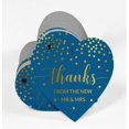 thumbnail image 3 of Inkdotpot Real Gold Foil Thanks From The New Wedding Tags Favor Hang Paper Tags 100 Pieces, 3 of 6