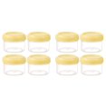 thumbnail image 1 of (Lot de 2) Rinsvye 4 Pcs Mini Contenants à Soupe en Plastique Transparent avec Couvercles Bocaux pour Micro-Ondes avec Couvercles Étanches Bocal de Rangement Contenant Rond Transparent 35 ml Contenants de Rangement Rechargeables pour la Maison et la Cuisine Bio, 1 of 3