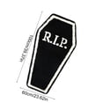 thumbnail image 3 of Halloween Floor Mat B Style 100X60Cm Black Polyester Water Absorbent Non Slip Rug For Living Room Bathroom Decor B, 3 of 6