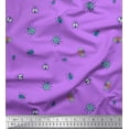 thumbnail image 1 of Soimoi Cotton Poplin Fabric Moth & Light Bug Insects Print Fabric by The Yard 56 Inch Wide, 1 of 4