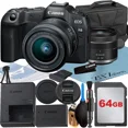 thumbnail image 1 of Canon EOS R8 Appareil Photo Sans Miroir avec Objectif RF 24-50mm + Carte Mémoire 64 Go + Étui + Flash LED + Ensemble d'Accessoires ZeeTech, 1 of 8