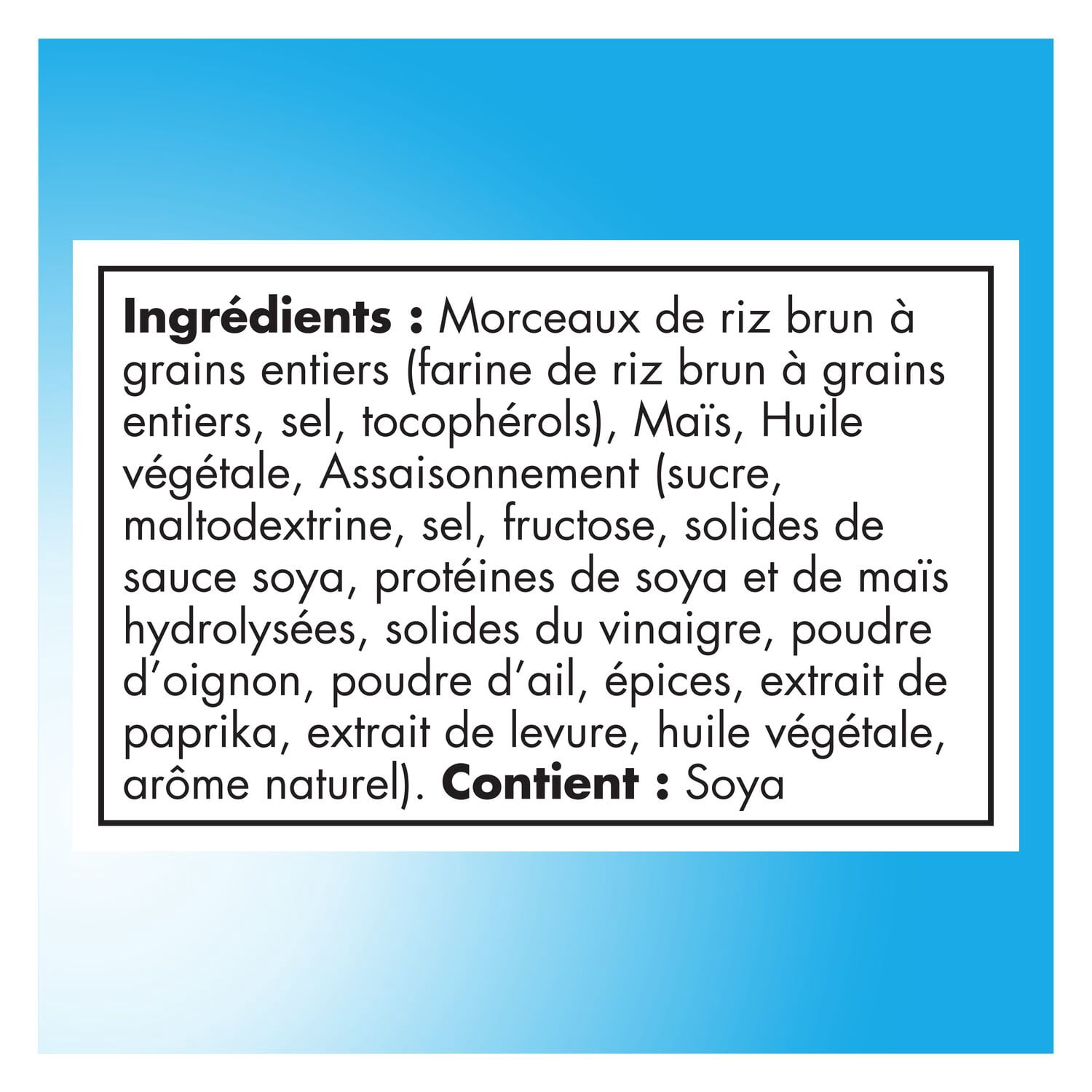 Quaker Crispy Minis Croustilles de riz brun Saveur Chili doux