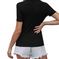 thumbnail image 4 of Fridja T-Shirt Décontracté pour Femmes Hauts d'Été Chemise à Manches Courtes, 4 of 8