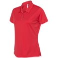 thumbnail image 2 of Adidas Polo de Performance pour Femmes, P, Rouge Collégial, 2 of 3